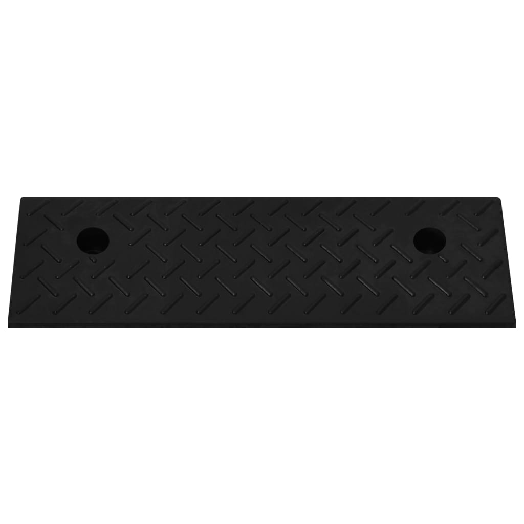 vidaXL Rampes de bordure 2 pcs 50x17,5x5 cm Caoutchouc