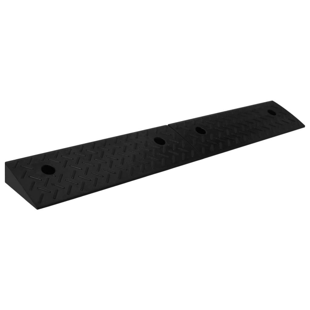 vidaXL Rampes de bordure 2 pcs 50x17,5x5 cm Caoutchouc