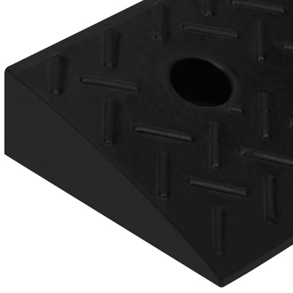 vidaXL Rampes de bordure 2 pcs 50x17,5x5 cm Caoutchouc