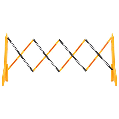 vidaXL Barrière de circulation pliable Jaune et noir 250x38x96 cm