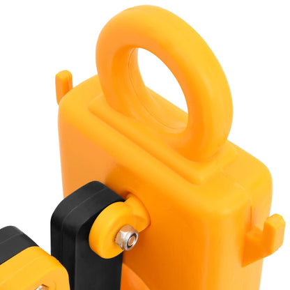 vidaXL Barrière de circulation pliable Jaune et noir 250x38x96 cm