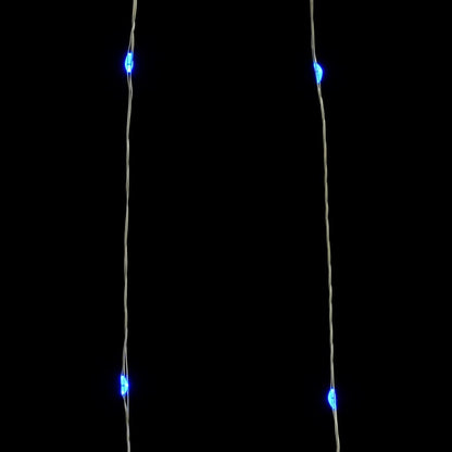 vidaXL Guirlande lumineuse micro LED 40m 400 LED bleu 8 fonctions