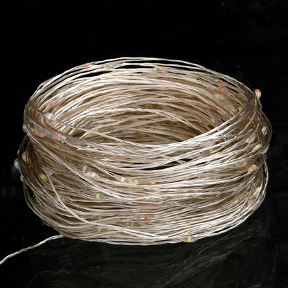 vidaXL Guirlande lumineuse micro LED 40m 400 LED coloré 8 fonctions