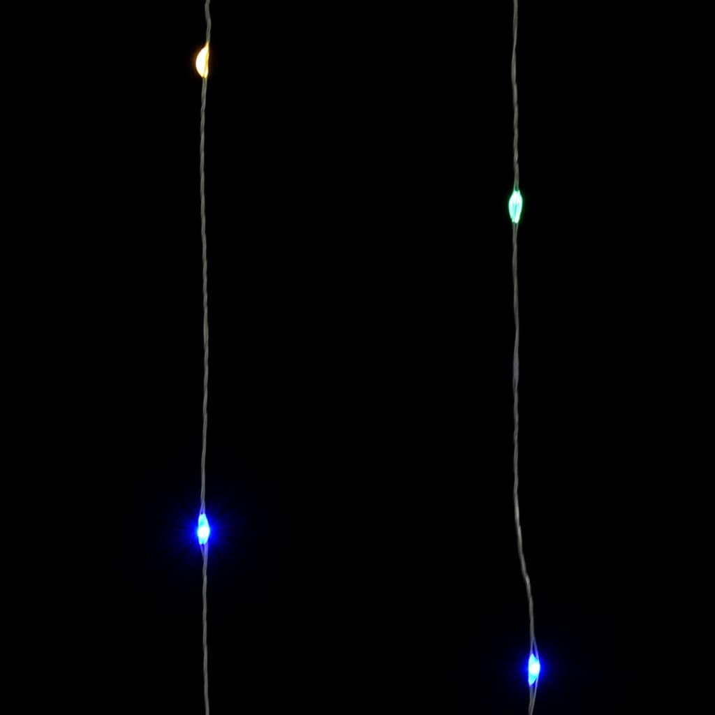 vidaXL Guirlande lumineuse micro LED 40m 400 LED coloré 8 fonctions