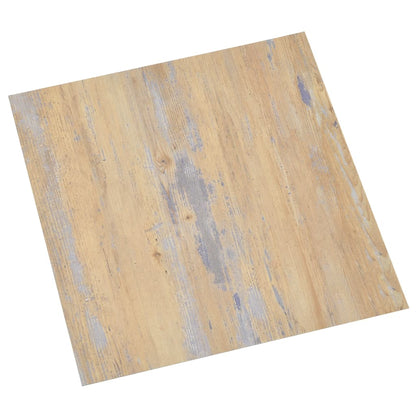 vidaXL Dalles de plancher autoadhésives 20 pcs PVC 1,86 m² marron