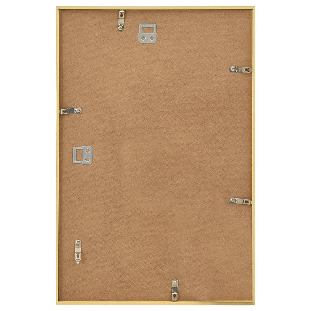 vidaXL Collage de cadres photo 5 pcs de mur Doré 70x90 cm MDF
