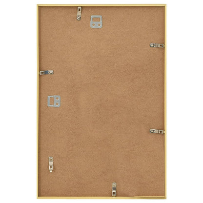 vidaXL Collage de cadres photo 5 pcs de mur Doré 70x90 cm MDF