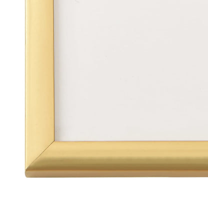vidaXL Collage de cadres photo 5 pcs de mur Doré 70x90 cm MDF