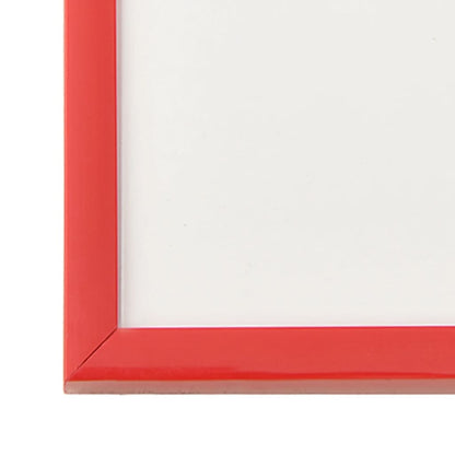 vidaXL Collage de cadres photo 5 pcs au mur table Rouge 70x90 cm MDF