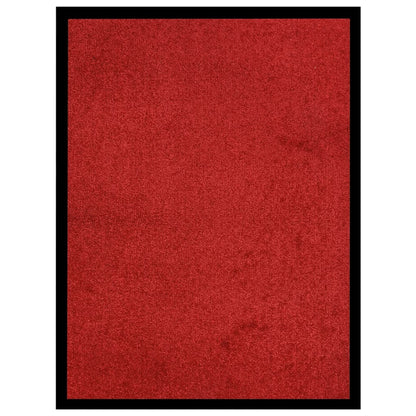 vidaXL Paillasson Rouge 60x80 cm