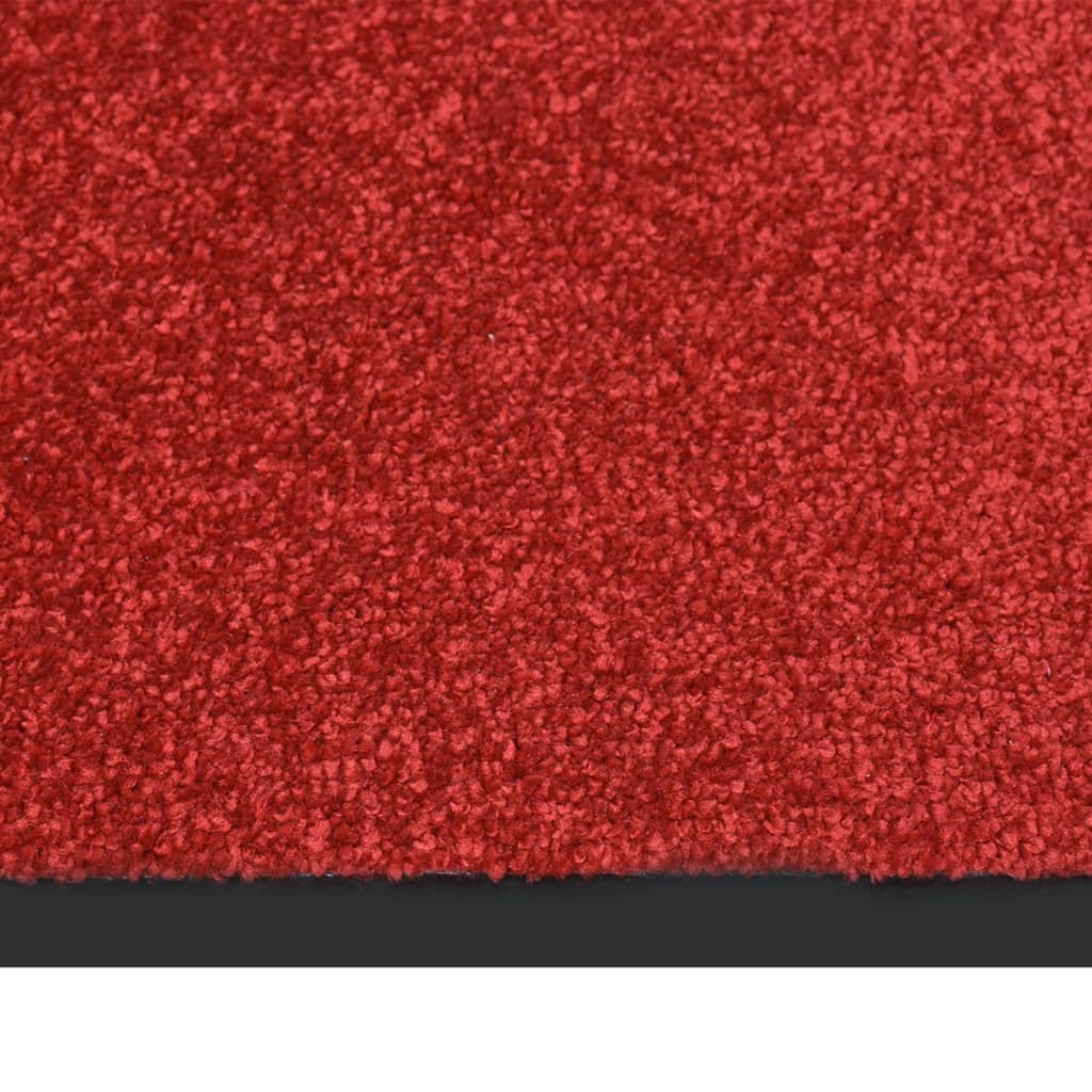 vidaXL Paillasson Rouge 60x80 cm