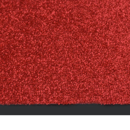 vidaXL Paillasson Rouge 60x80 cm