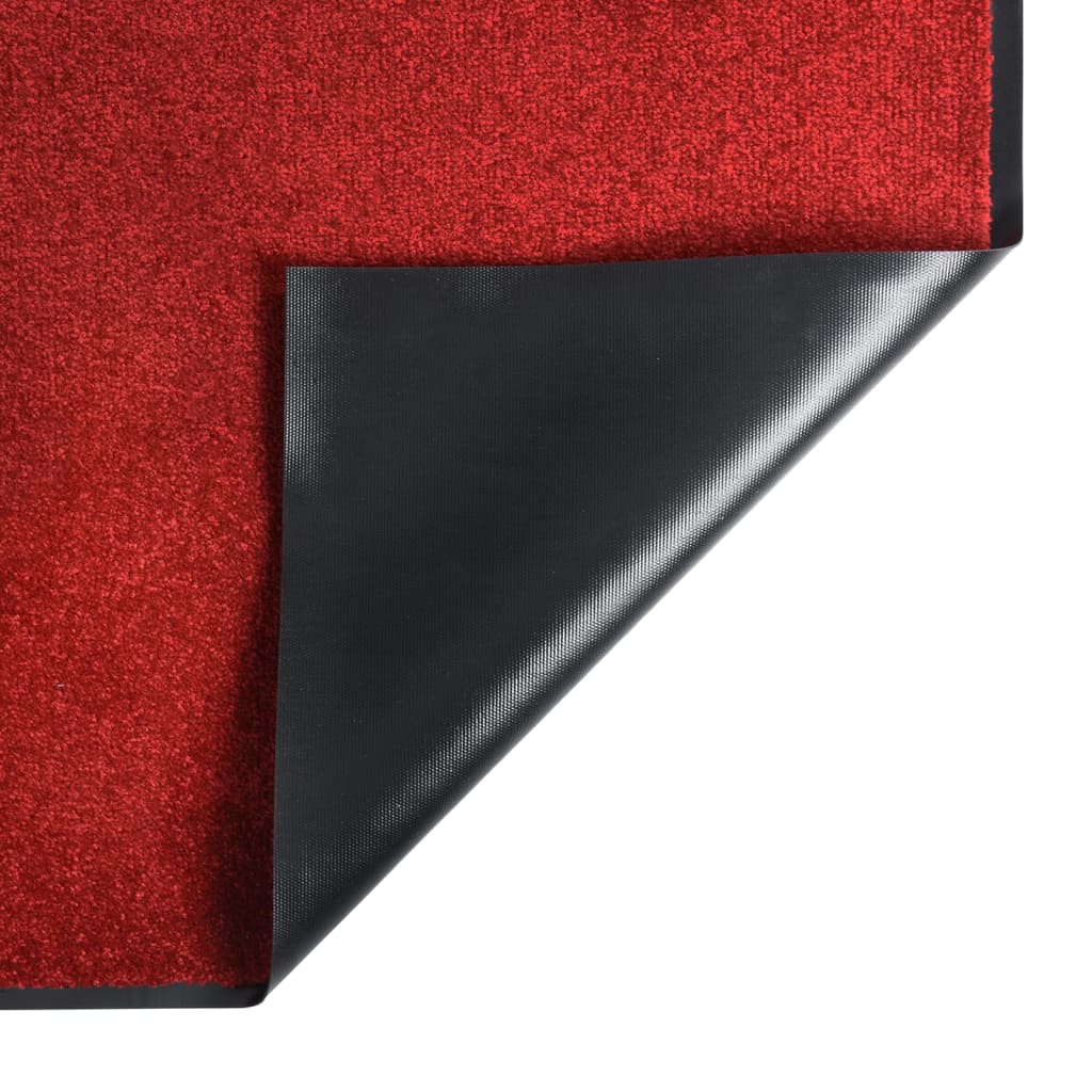 vidaXL Paillasson Rouge 60x80 cm