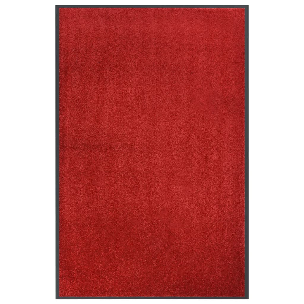 vidaXL Paillasson Rouge 80x120 cm