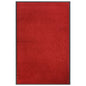 vidaXL Paillasson Rouge 80x120 cm