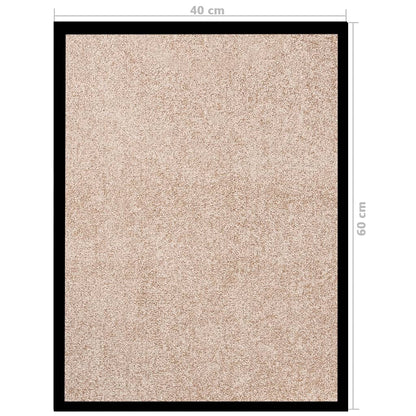 vidaXL Paillasson Beige 40x60 cm