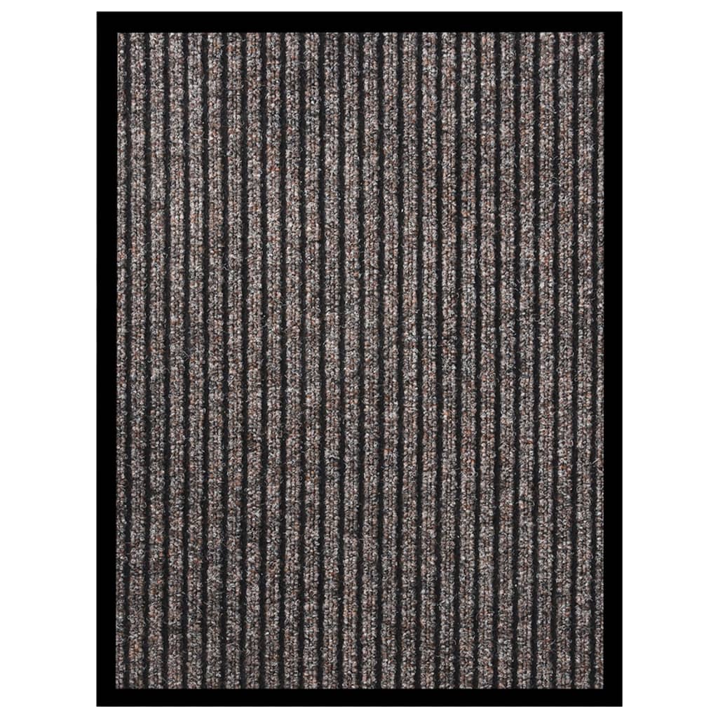 vidaXL Paillasson rayé Beige 40x60 cm