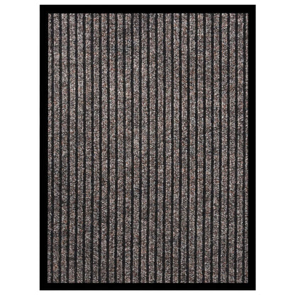 vidaXL Paillasson rayé Beige 40x60 cm