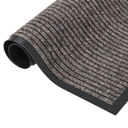 vidaXL Paillasson rayé Beige 40x60 cm