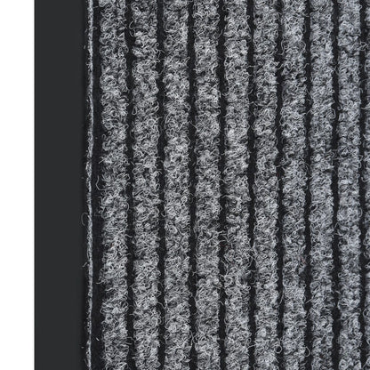 vidaXL Paillasson rayé Gris 40x60 cm