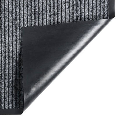 vidaXL Paillasson rayé Gris 40x60 cm