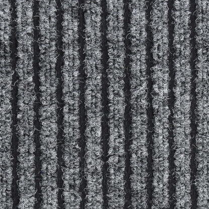 vidaXL Paillasson rayé Gris 40x60 cm