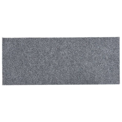 vidaXL Tapis d'escalier autocollants Rectangulaire 15 pcs 60x25 cm