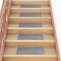 vidaXL Tapis d'escalier autocollants Rectangulaire 15 pcs 60x25 cm