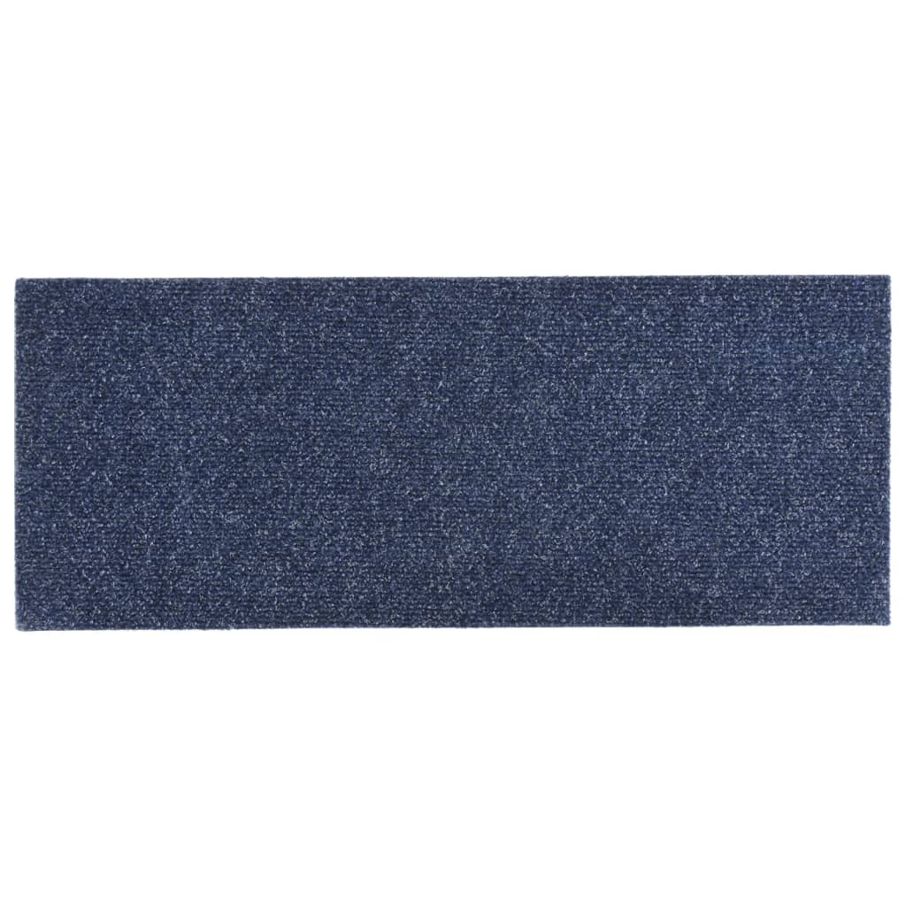 vidaXL Tapis d'escalier autocollants Rectangulaire 15 pcs 60x25 cm