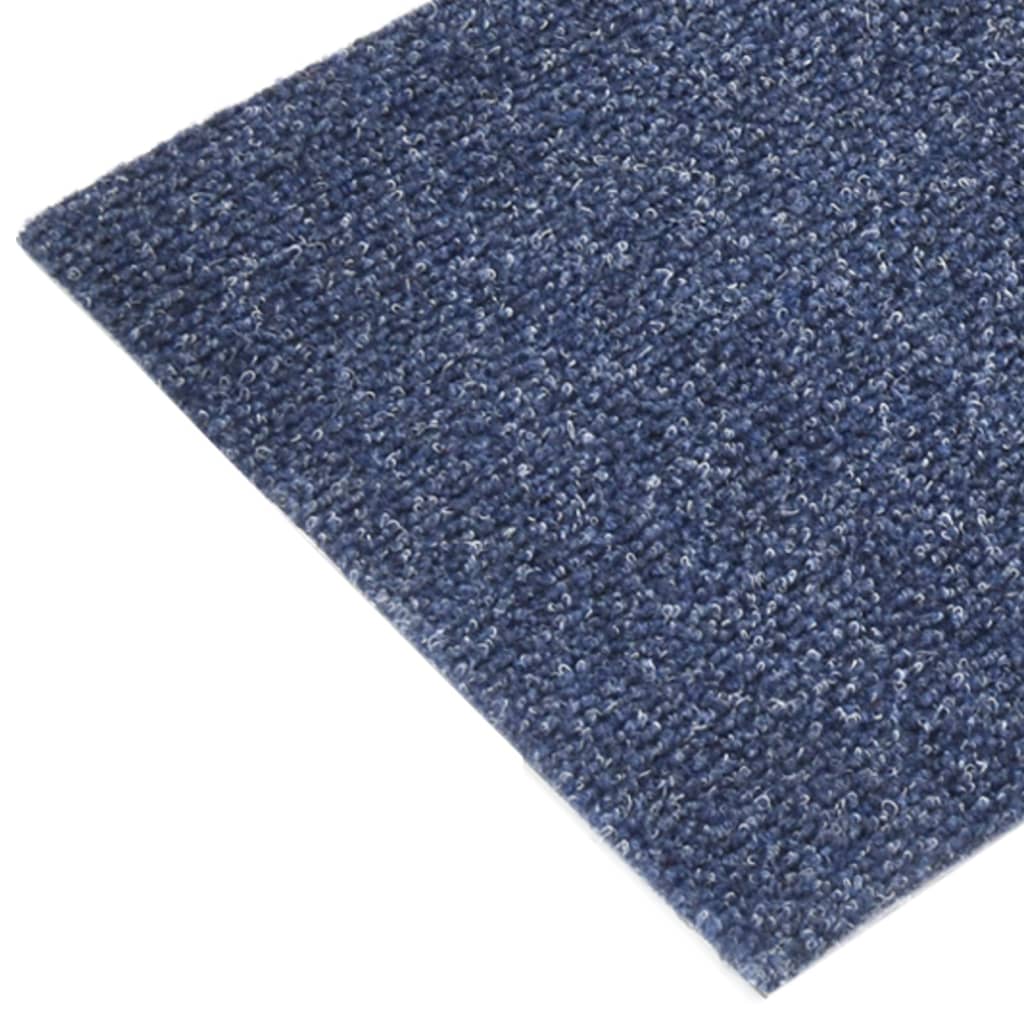 vidaXL Tapis d'escalier autocollants Rectangulaire 15 pcs 60x25 cm