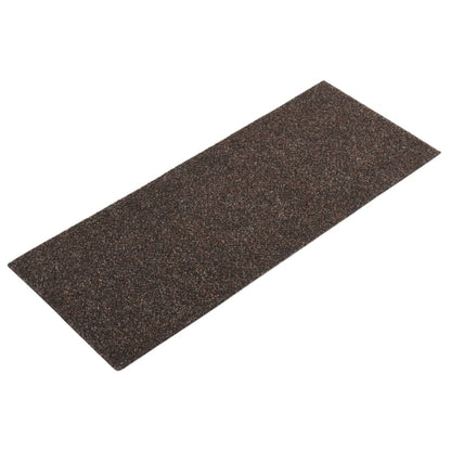 vidaXL Tapis d'escalier autocollants Rectangulaire 15 pcs 60x25 cm