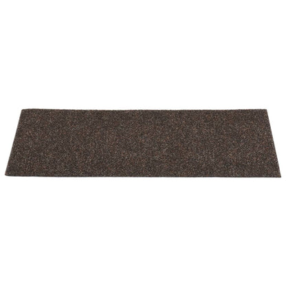 vidaXL Tapis d'escalier autocollants Rectangulaire 15 pcs 60x25 cm