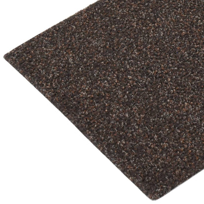vidaXL Tapis d'escalier autocollants Rectangulaire 15 pcs 60x25 cm