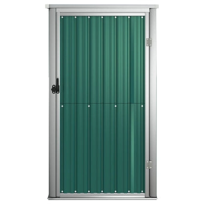 vidaXL Abri à outils de jardin vert 88x89x161 cm acier galvanisé