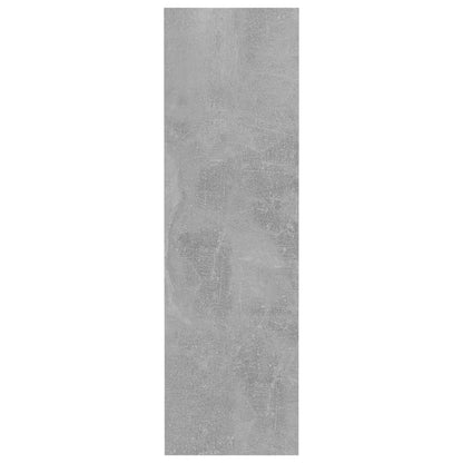 vidaXL Armoire à chaussures murale Gris béton 80x18x60 cm Aggloméré