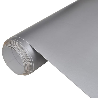 vidaXL Films de voiture 2 pcs Argenté mat 100x150 cm+50x150 cm
