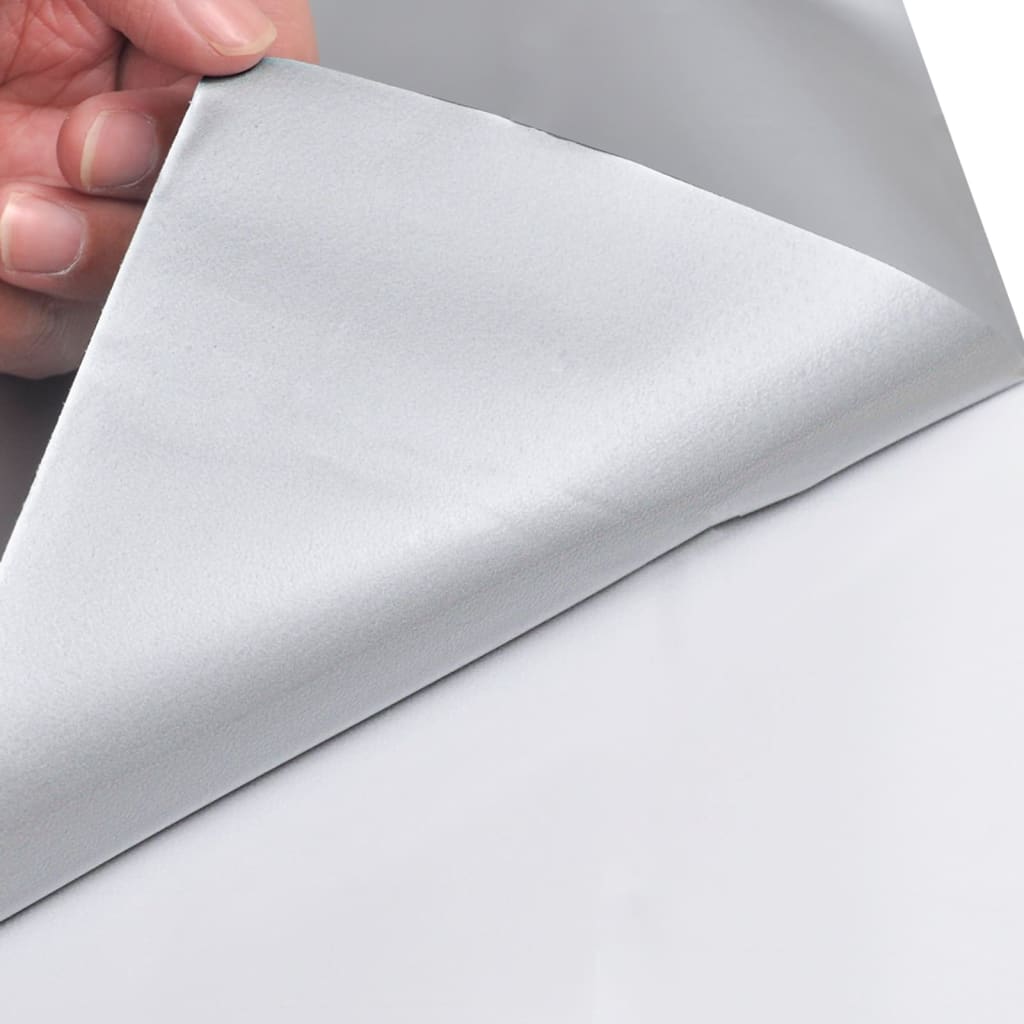 vidaXL Films de voiture 2 pcs Argenté mat 100x150 cm+50x150 cm