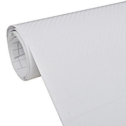 vidaXL Film 3D de voiture Blanc 100x150 cm