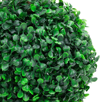 vidaXL Plante de buis artificiel avec pot Forme de boule Vert 60 cm