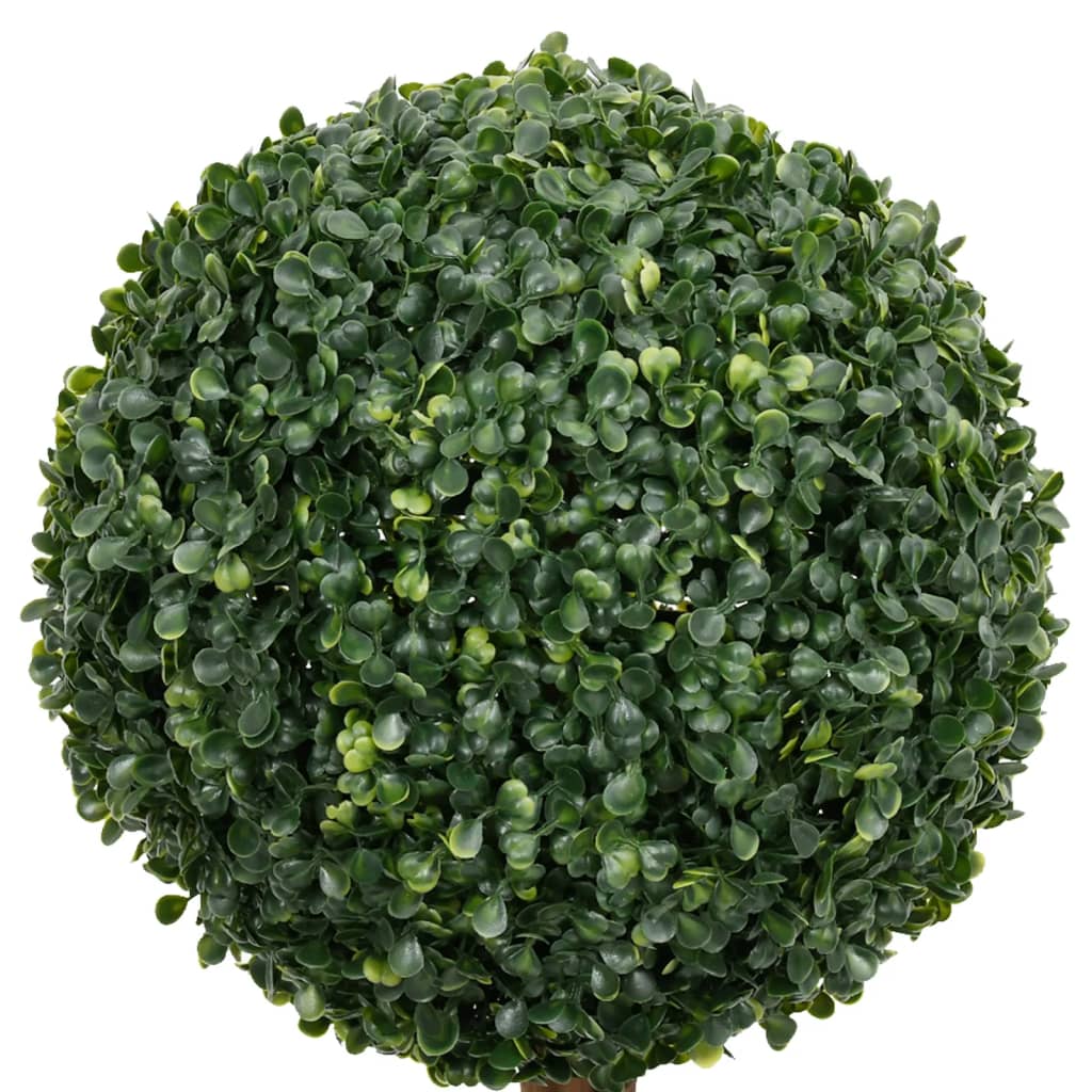 vidaXL Plante de buis artificiel avec pot Forme de boule Vert 119 cm