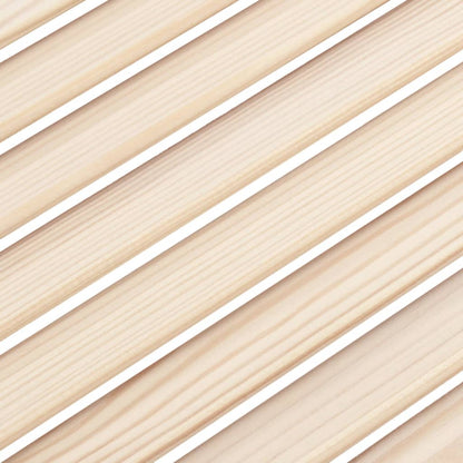 vidaXL Portes d'armoire à persiennes 2 pcs 39,5x39,4 cm pin massif