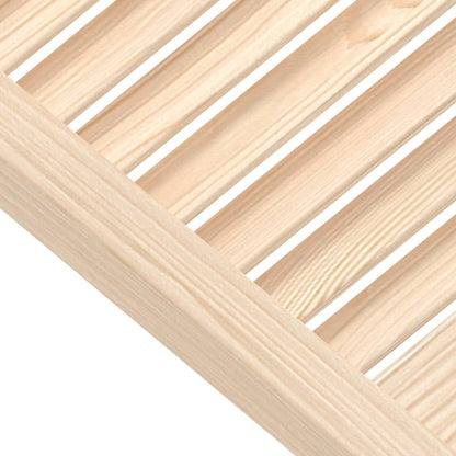 vidaXL Porte d'armoire à persiennes 39,5x59,4 cm bois de pin massif