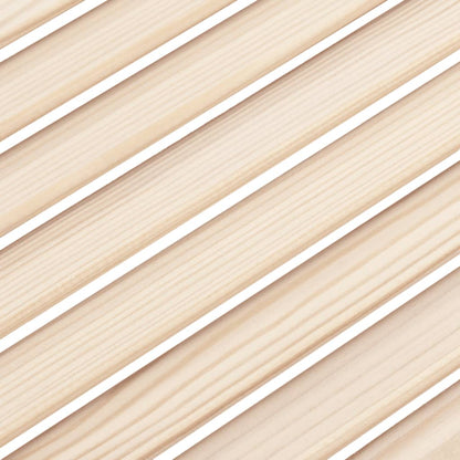 vidaXL Porte d'armoire à persiennes 39,5x59,4 cm bois de pin massif