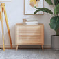 vidaXL Porte d'armoire à persiennes 39,5x59,4 cm bois de pin massif