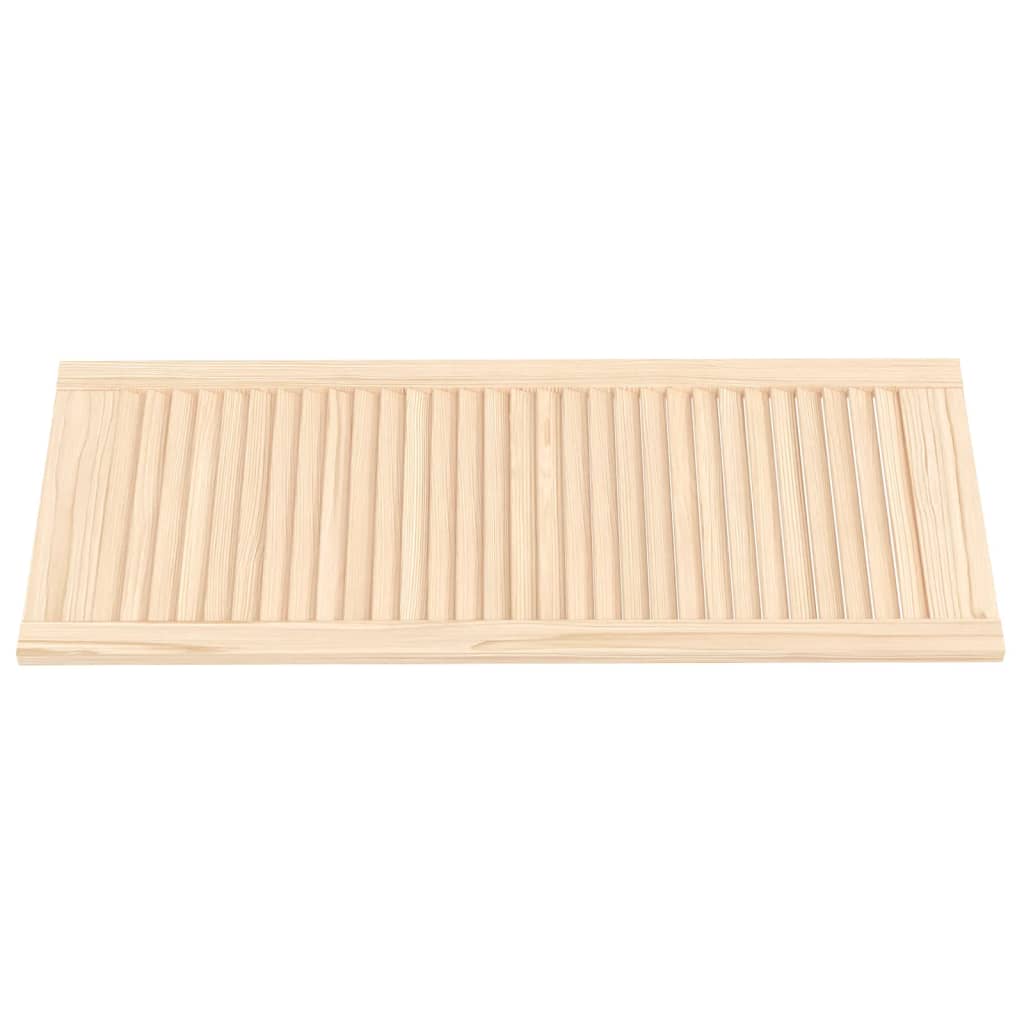 vidaXL Porte d'armoire à persiennes 99,3x39,4 cm bois de pin massif