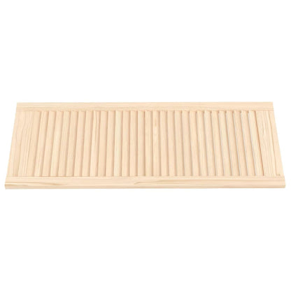 vidaXL Porte d'armoire à persiennes 99,3x39,4 cm bois de pin massif