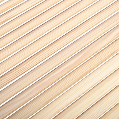 vidaXL Porte d'armoire à persiennes 99,3x39,4 cm bois de pin massif