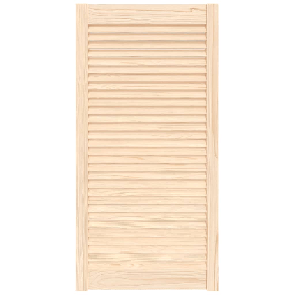 vidaXL Porte d'armoire à persiennes 99,3x49,4 cm bois de pin massif