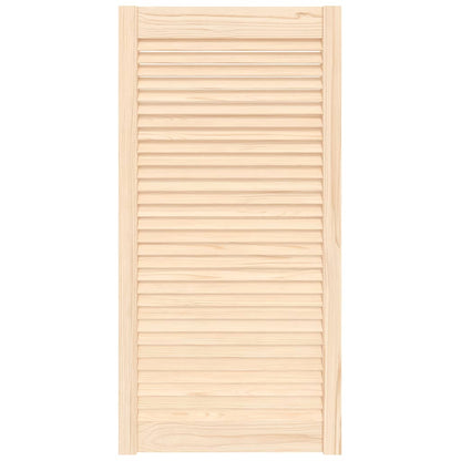 vidaXL Porte d'armoire à persiennes 99,3x49,4 cm bois de pin massif