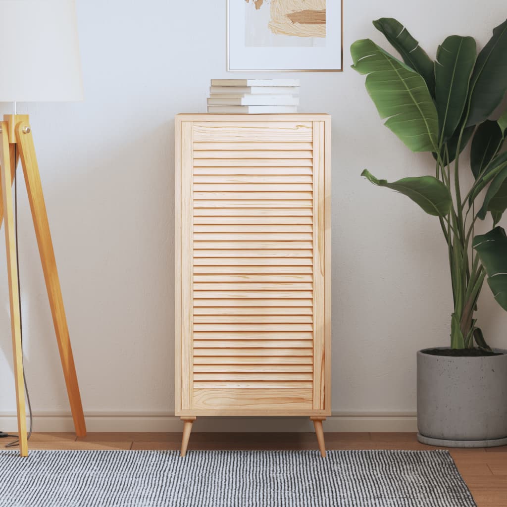 vidaXL Porte d'armoire à persiennes 99,3x49,4 cm bois de pin massif